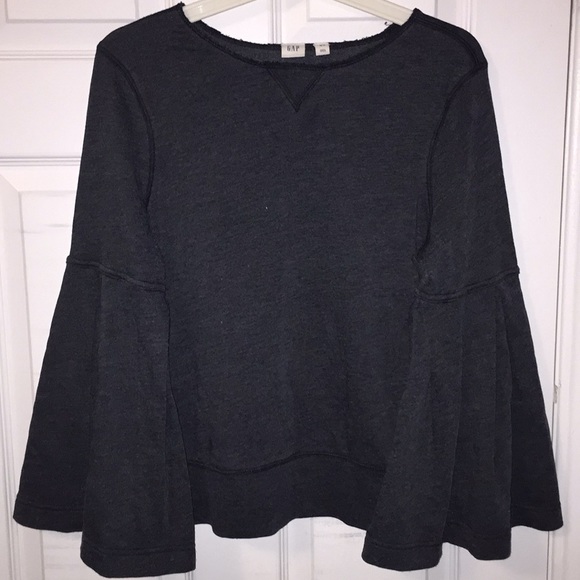 Bell Sleeved GAP Grey Sweatshirt - Picture 3 of 4